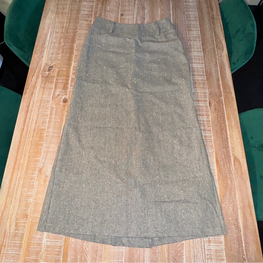 ✨ Vintage B. Moss Wool-Blend Midi Skirt – Y2K Office Chic (Size 4)